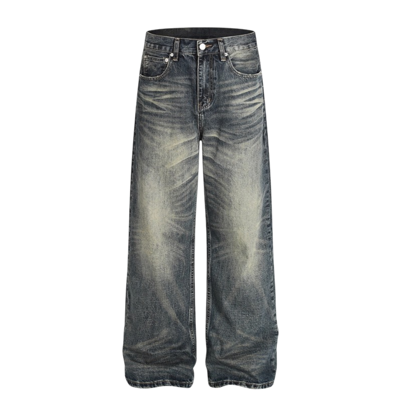 AQUES Washed Core Denim