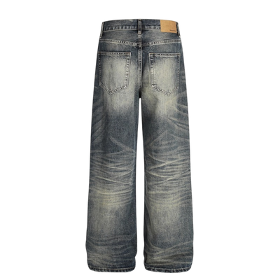 AQUES Washed Core Denim