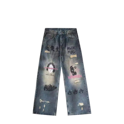 Rebel Graffiti Denim 